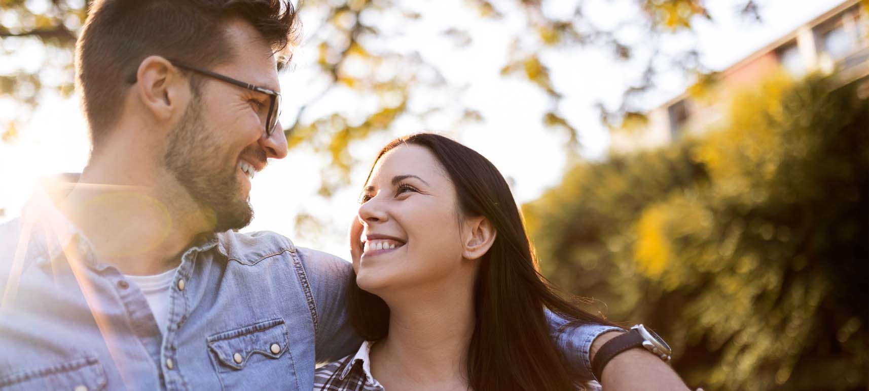 heterofilt par glade. 