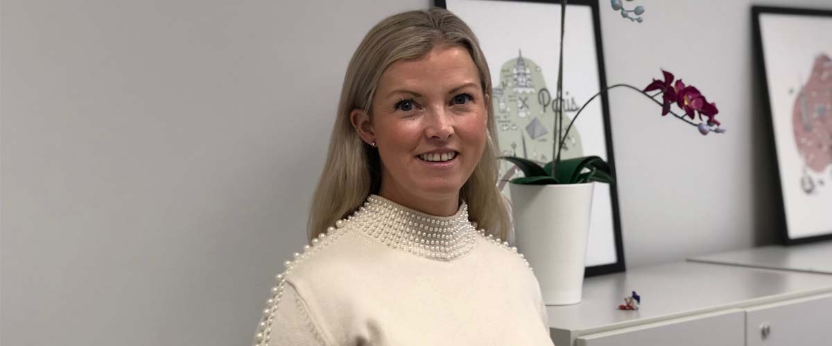 Therese får kreftbehandling ved Aleris. 