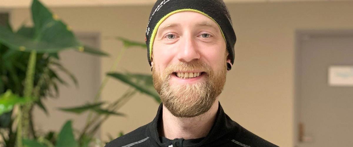 Niklas fornøyd etter ASA-behandling.