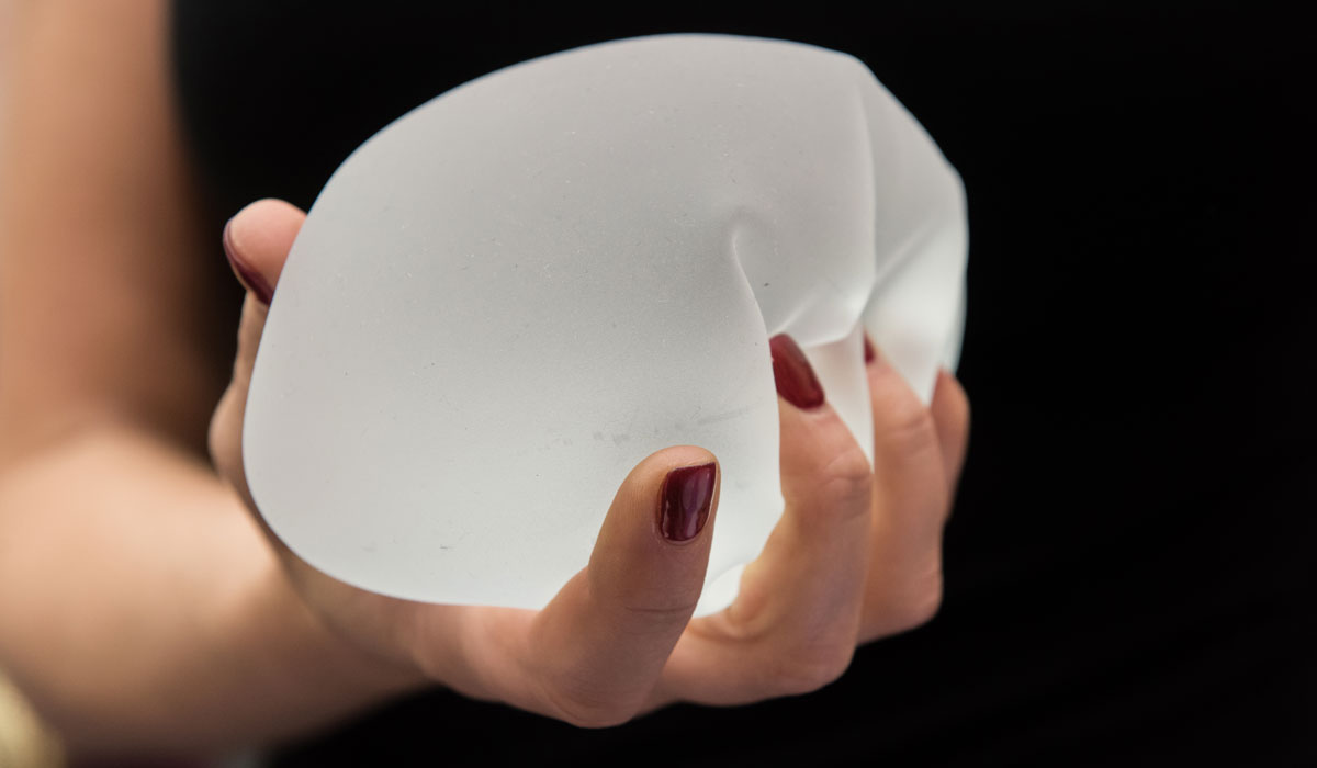 Brystimplantat av silikon