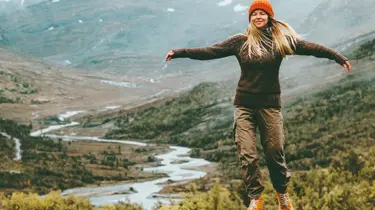 Kvinne i landskap