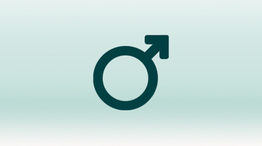 Ikon av kjønnssymbol mann